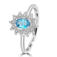 Anello Brand Donna Royale in Acciaio Cristallo 14RG019T-18 - 14RG019T-12
